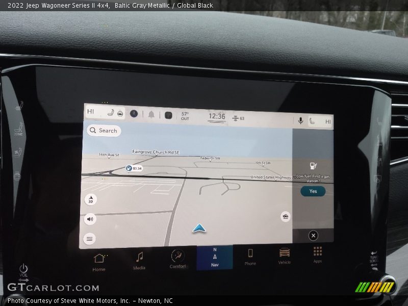 Navigation of 2022 Wagoneer Series II 4x4