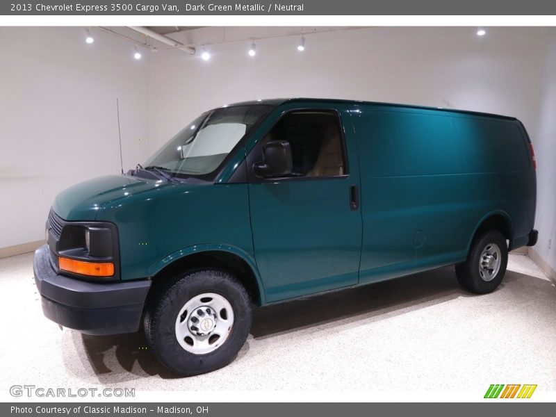  2013 Express 3500 Cargo Van Dark Green Metallic