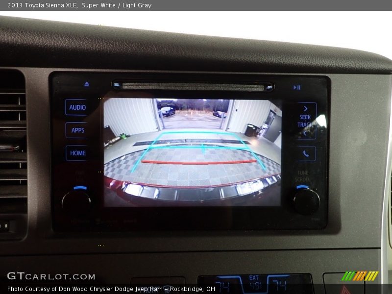 Super White / Light Gray 2013 Toyota Sienna XLE