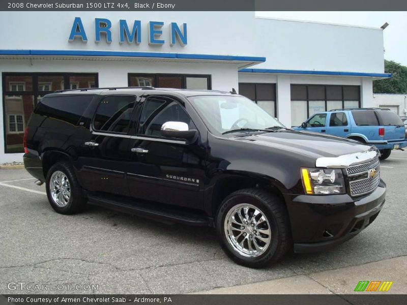Black / Ebony 2008 Chevrolet Suburban 1500 LTZ 4x4