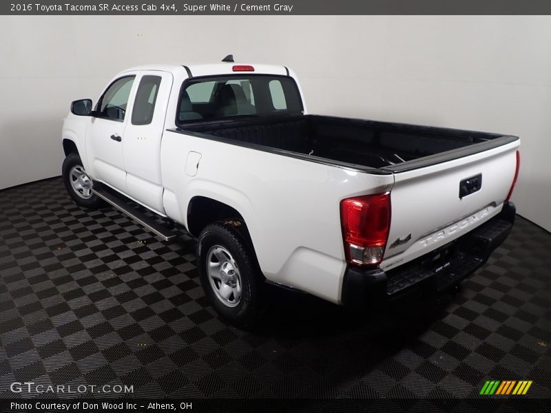  2016 Tacoma SR Access Cab 4x4 Super White