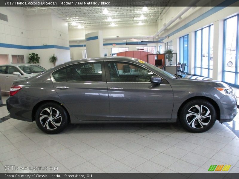 Modern Steel Metallic / Black 2017 Honda Accord LX Sedan