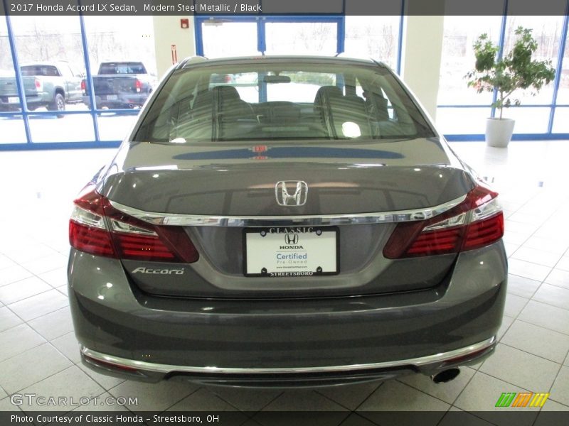 Modern Steel Metallic / Black 2017 Honda Accord LX Sedan