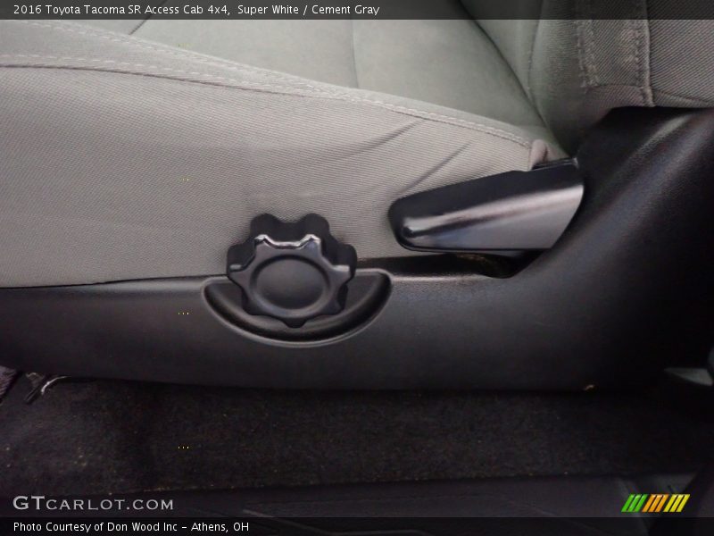 Front Seat of 2016 Tacoma SR Access Cab 4x4