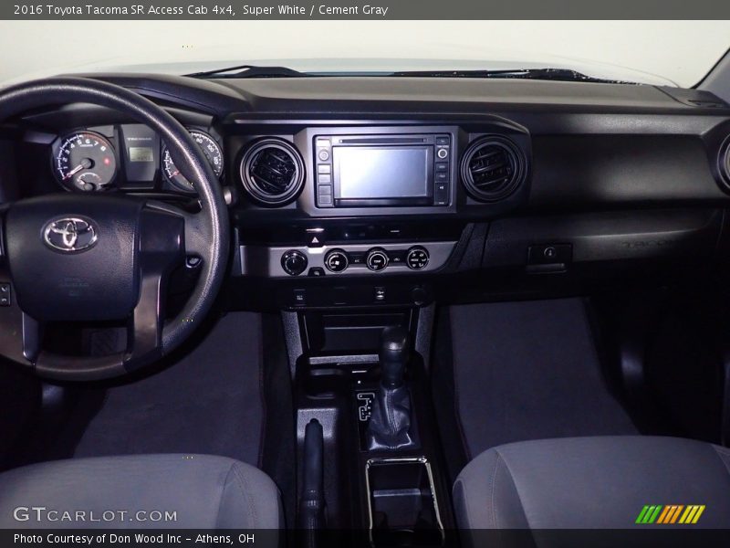 Dashboard of 2016 Tacoma SR Access Cab 4x4