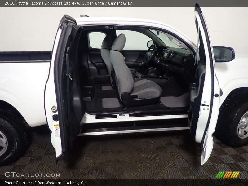 Front Seat of 2016 Tacoma SR Access Cab 4x4