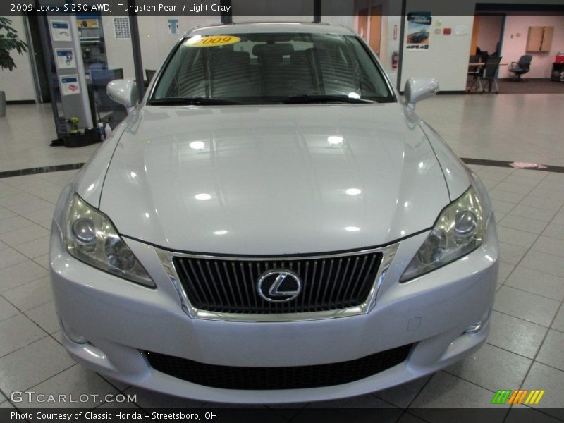 Tungsten Pearl / Light Gray 2009 Lexus IS 250 AWD