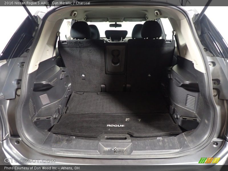 Gun Metallic / Charcoal 2016 Nissan Rogue S AWD