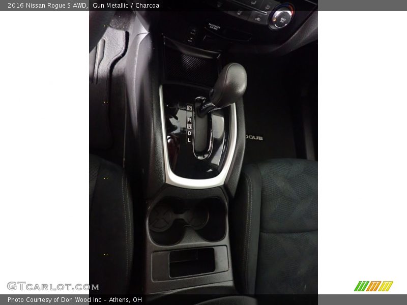 Gun Metallic / Charcoal 2016 Nissan Rogue S AWD