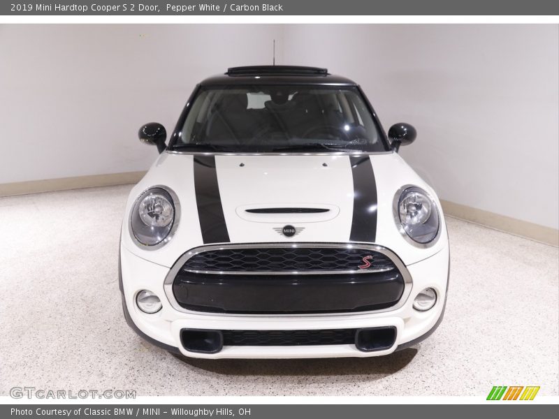 Pepper White / Carbon Black 2019 Mini Hardtop Cooper S 2 Door