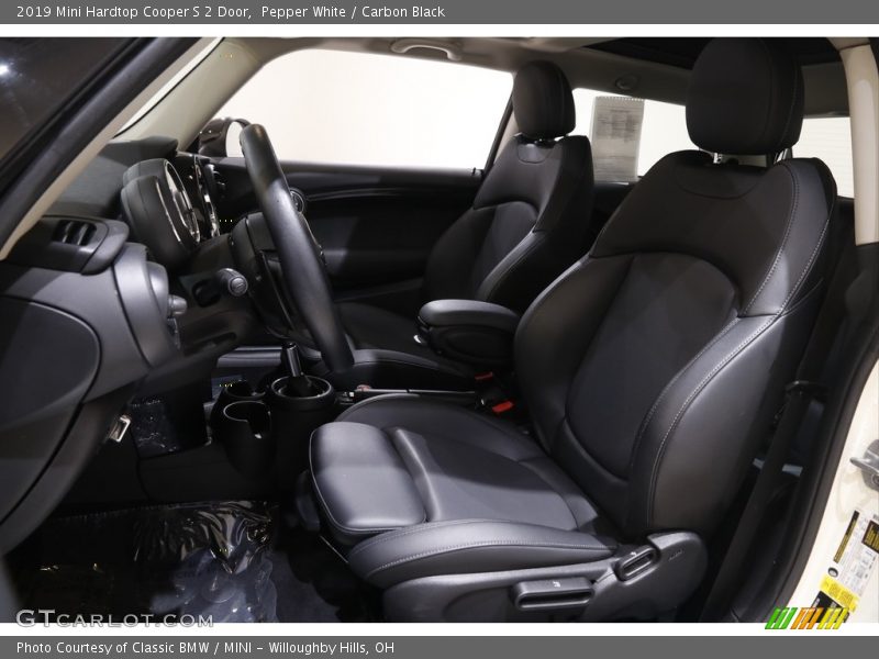 Pepper White / Carbon Black 2019 Mini Hardtop Cooper S 2 Door