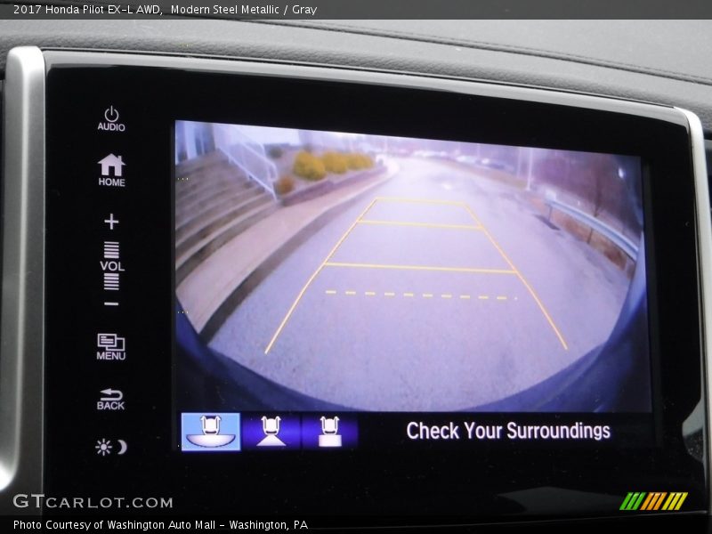 Modern Steel Metallic / Gray 2017 Honda Pilot EX-L AWD