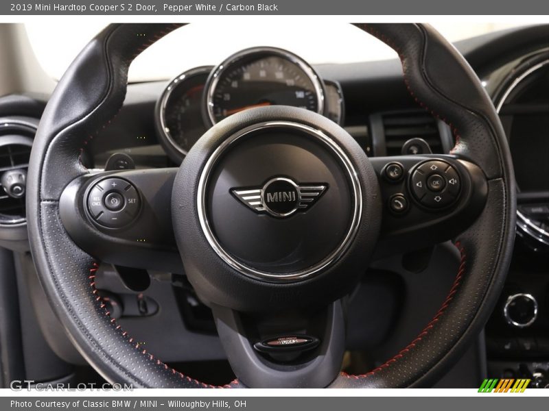 Pepper White / Carbon Black 2019 Mini Hardtop Cooper S 2 Door