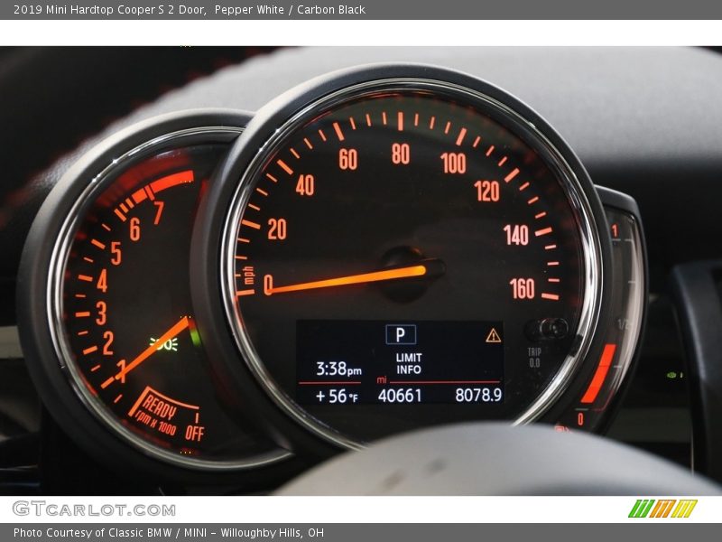 Pepper White / Carbon Black 2019 Mini Hardtop Cooper S 2 Door
