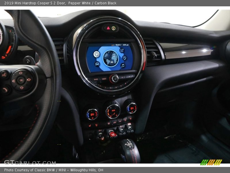 Pepper White / Carbon Black 2019 Mini Hardtop Cooper S 2 Door