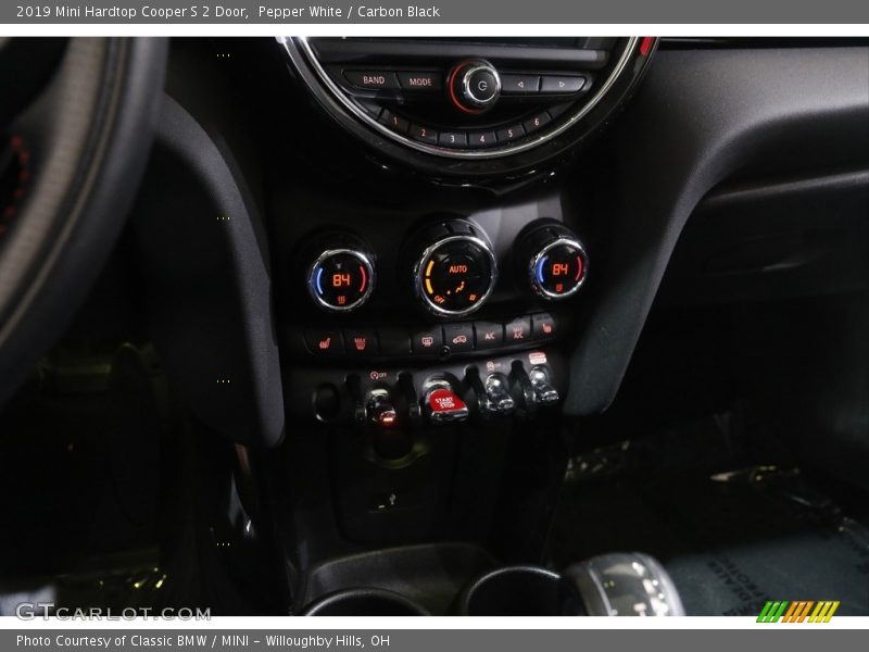 Pepper White / Carbon Black 2019 Mini Hardtop Cooper S 2 Door