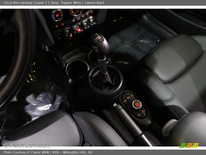 Pepper White / Carbon Black 2019 Mini Hardtop Cooper S 2 Door