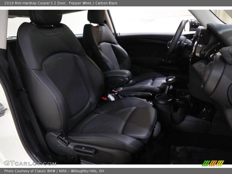Pepper White / Carbon Black 2019 Mini Hardtop Cooper S 2 Door