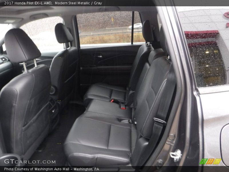 Modern Steel Metallic / Gray 2017 Honda Pilot EX-L AWD
