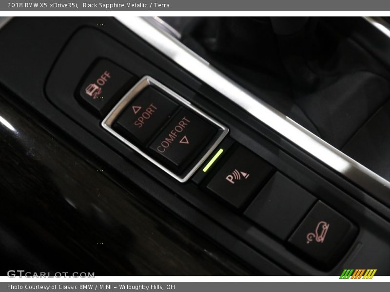 Black Sapphire Metallic / Terra 2018 BMW X5 xDrive35i