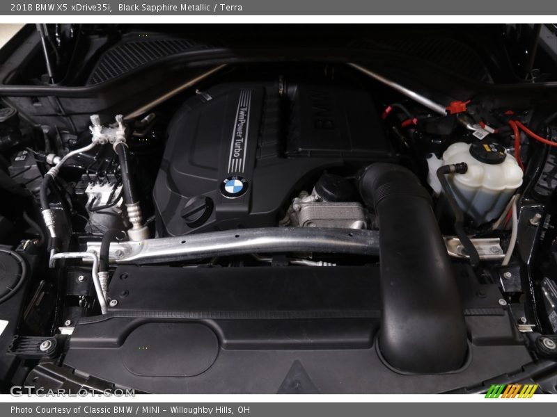Black Sapphire Metallic / Terra 2018 BMW X5 xDrive35i