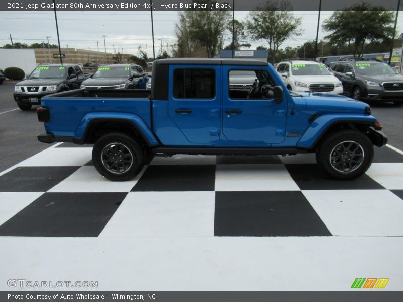 Hydro Blue Pearl / Black 2021 Jeep Gladiator 80th Anniversary Edition 4x4