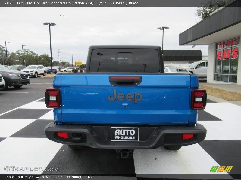 Hydro Blue Pearl / Black 2021 Jeep Gladiator 80th Anniversary Edition 4x4