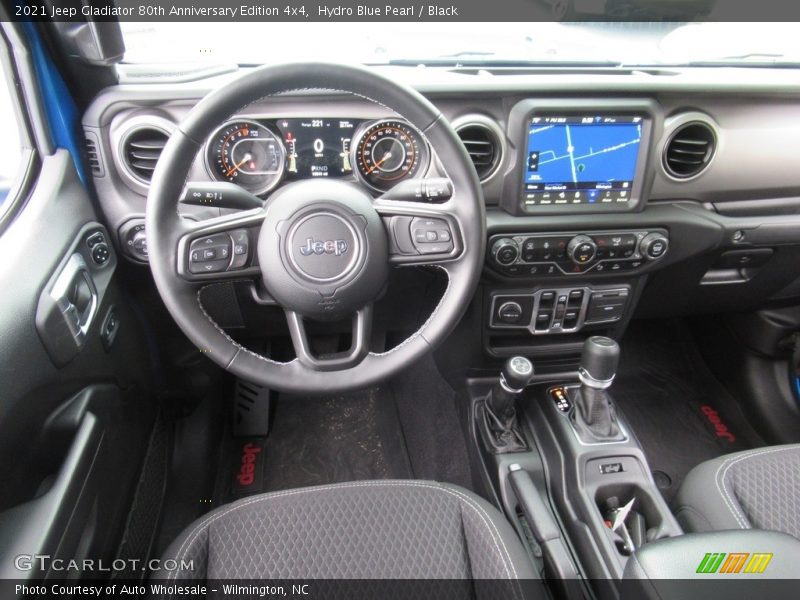 Hydro Blue Pearl / Black 2021 Jeep Gladiator 80th Anniversary Edition 4x4