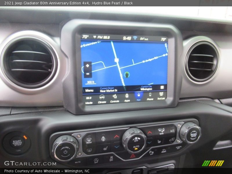 Hydro Blue Pearl / Black 2021 Jeep Gladiator 80th Anniversary Edition 4x4