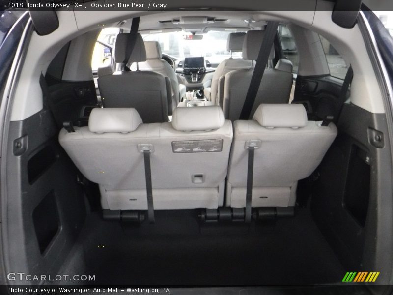 Obsidian Blue Pearl / Gray 2018 Honda Odyssey EX-L