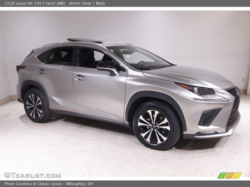 Atomic Silver / Black 2018 Lexus NX 300 F Sport AWD
