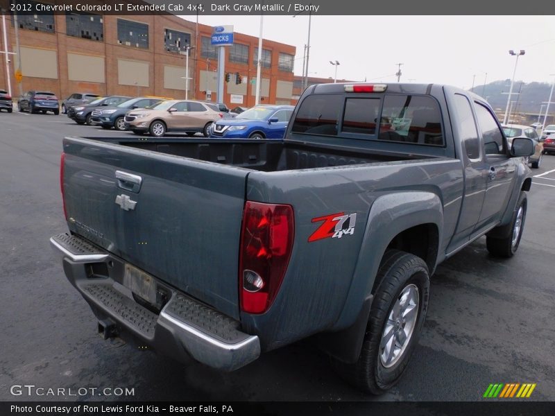 Dark Gray Metallic / Ebony 2012 Chevrolet Colorado LT Extended Cab 4x4