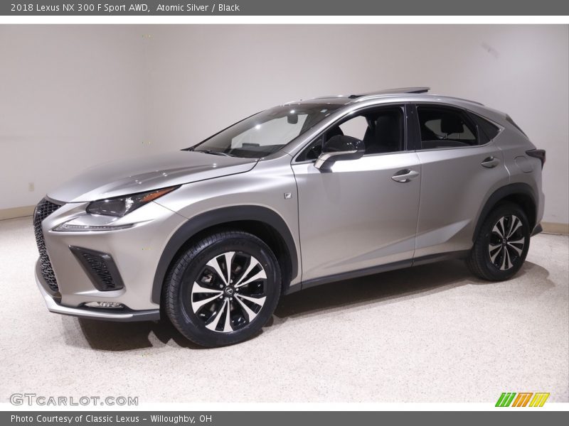 Atomic Silver / Black 2018 Lexus NX 300 F Sport AWD