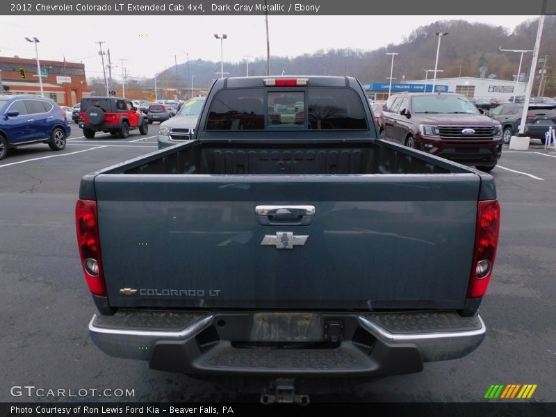 Dark Gray Metallic / Ebony 2012 Chevrolet Colorado LT Extended Cab 4x4