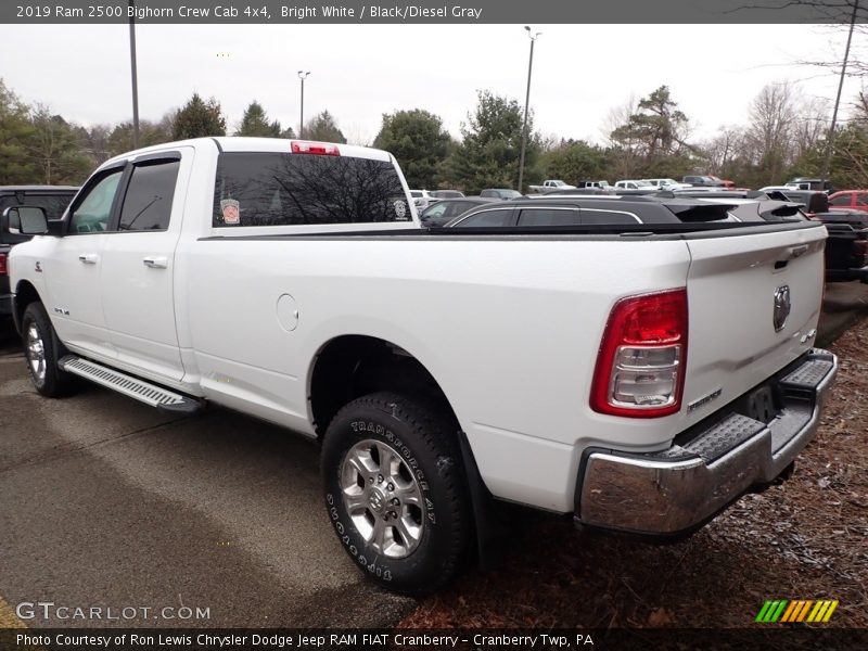 Bright White / Black/Diesel Gray 2019 Ram 2500 Bighorn Crew Cab 4x4
