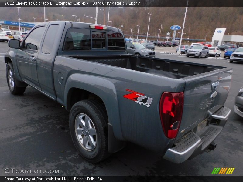 Dark Gray Metallic / Ebony 2012 Chevrolet Colorado LT Extended Cab 4x4