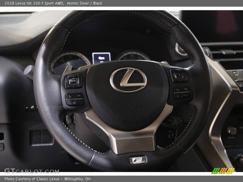 Atomic Silver / Black 2018 Lexus NX 300 F Sport AWD