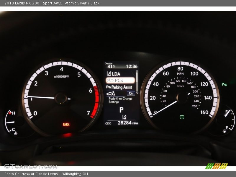 Atomic Silver / Black 2018 Lexus NX 300 F Sport AWD