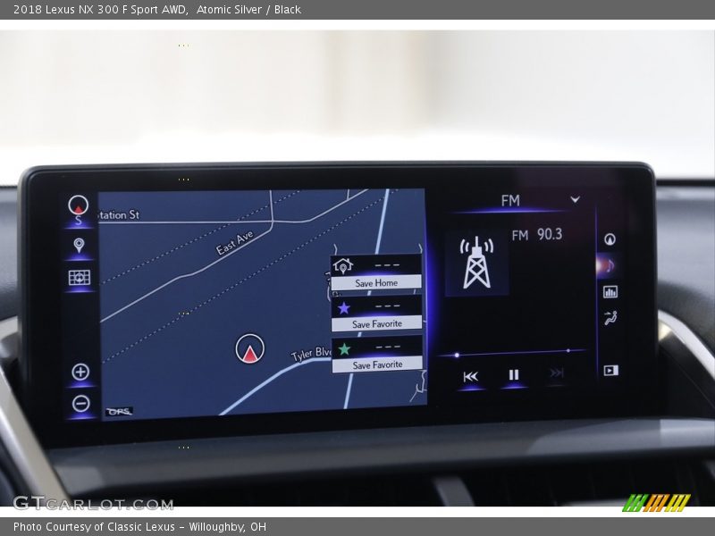 Atomic Silver / Black 2018 Lexus NX 300 F Sport AWD