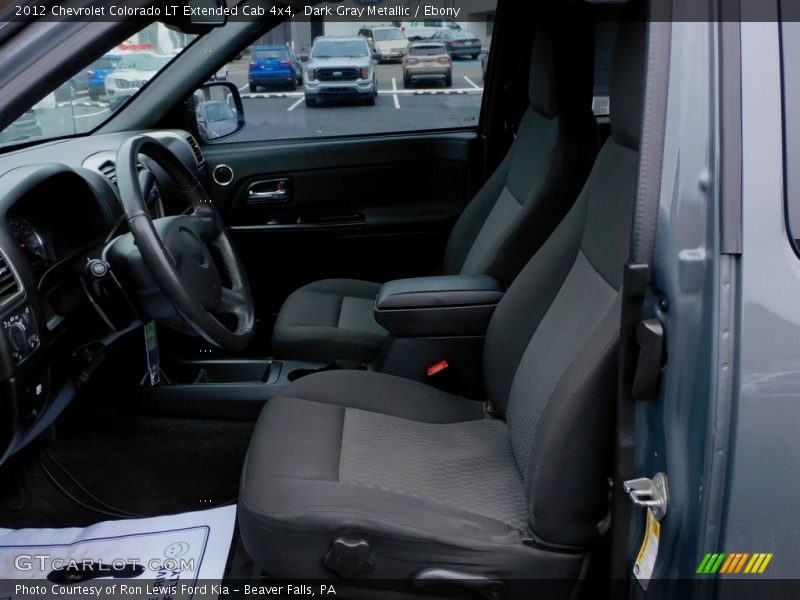 Dark Gray Metallic / Ebony 2012 Chevrolet Colorado LT Extended Cab 4x4