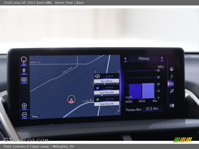 Atomic Silver / Black 2018 Lexus NX 300 F Sport AWD