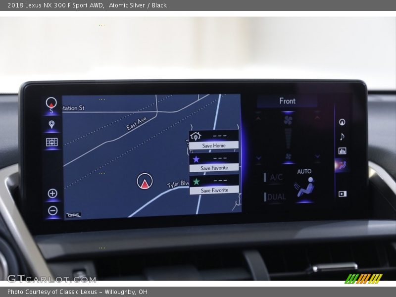 Atomic Silver / Black 2018 Lexus NX 300 F Sport AWD