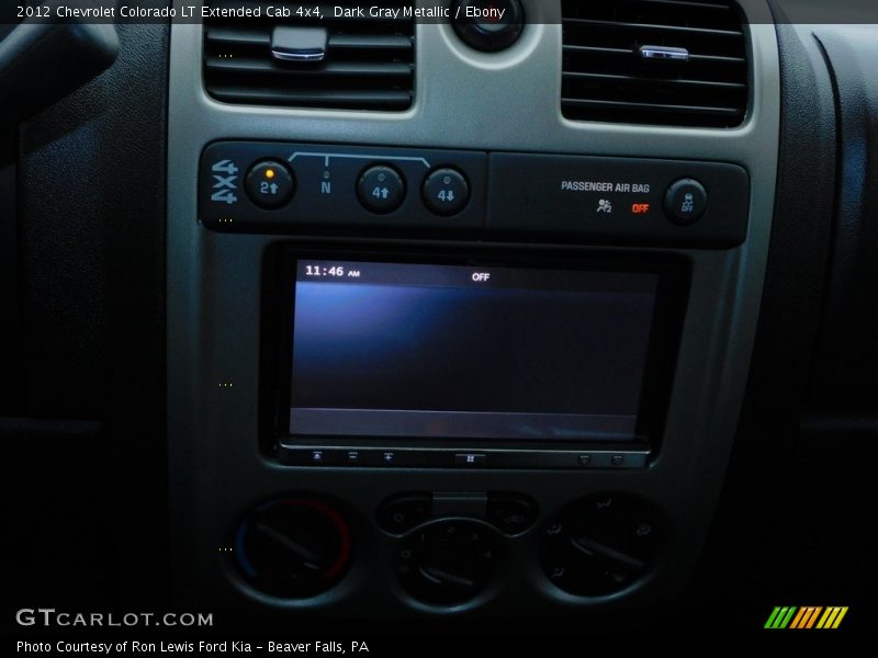 Dark Gray Metallic / Ebony 2012 Chevrolet Colorado LT Extended Cab 4x4