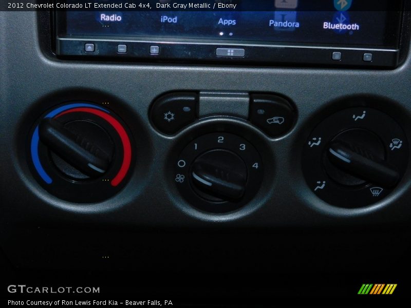 Dark Gray Metallic / Ebony 2012 Chevrolet Colorado LT Extended Cab 4x4