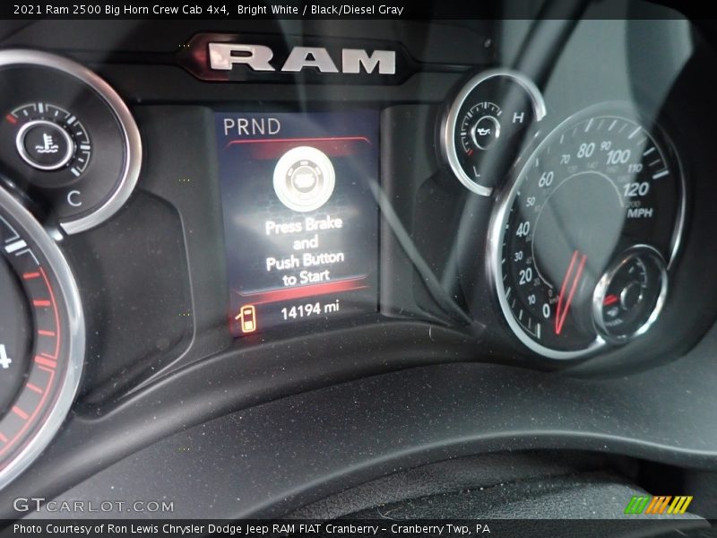 Bright White / Black/Diesel Gray 2021 Ram 2500 Big Horn Crew Cab 4x4