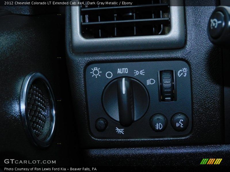 Dark Gray Metallic / Ebony 2012 Chevrolet Colorado LT Extended Cab 4x4