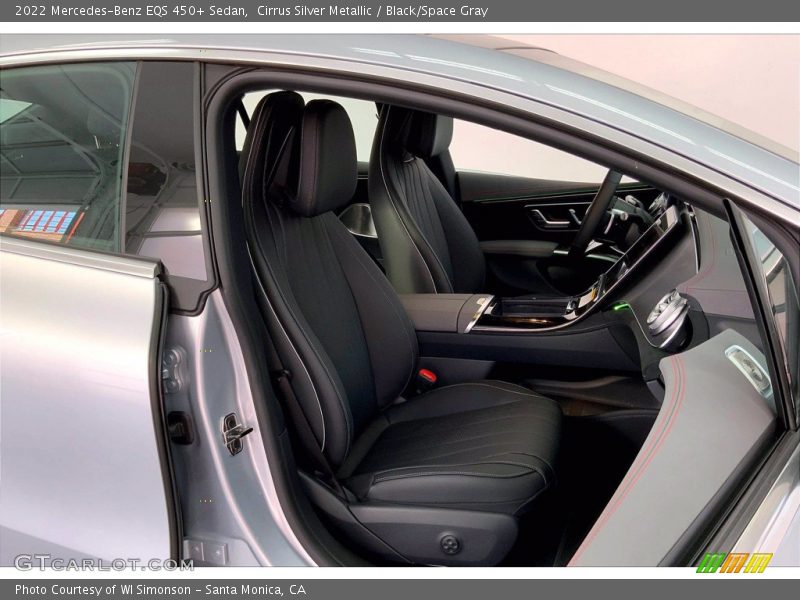 Cirrus Silver Metallic / Black/Space Gray 2022 Mercedes-Benz EQS 450+ Sedan