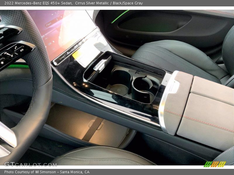 Cirrus Silver Metallic / Black/Space Gray 2022 Mercedes-Benz EQS 450+ Sedan