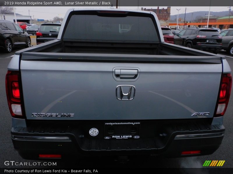 Lunar Silver Metallic / Black 2019 Honda Ridgeline Sport AWD