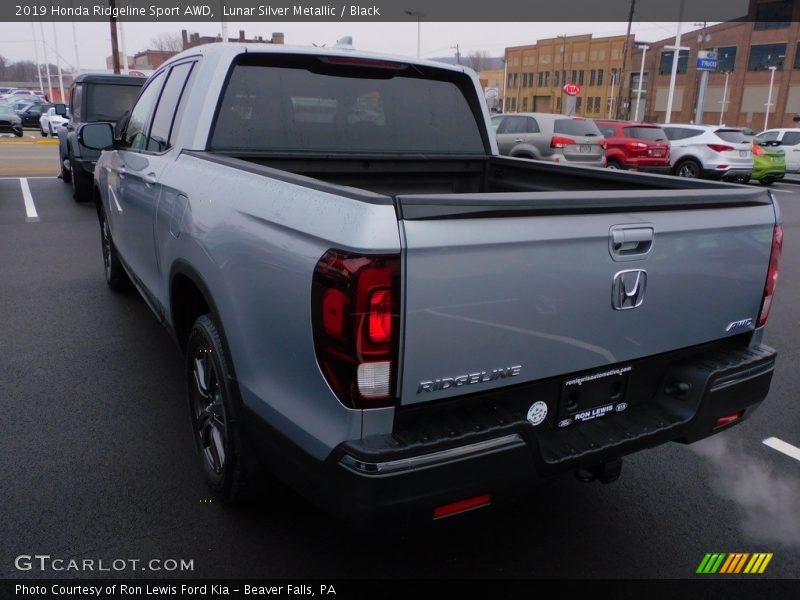 Lunar Silver Metallic / Black 2019 Honda Ridgeline Sport AWD